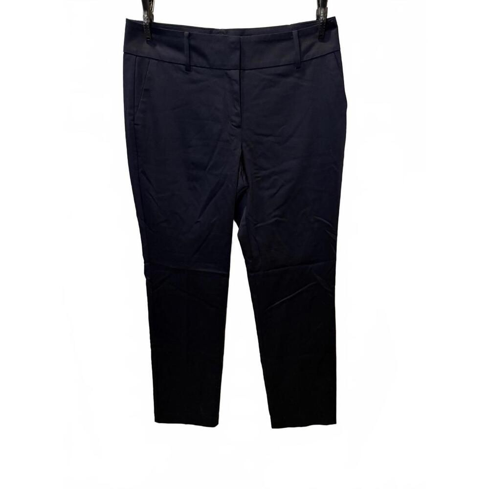 Ann Taylor Signature Dress Pants Size 6 Navy Straight Leg Career Trousers